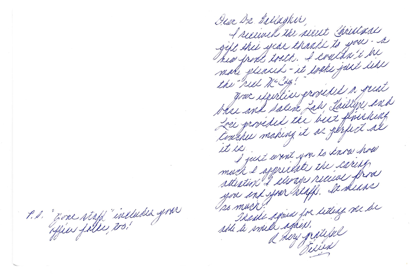 Dr Gallagher Rave Reviews